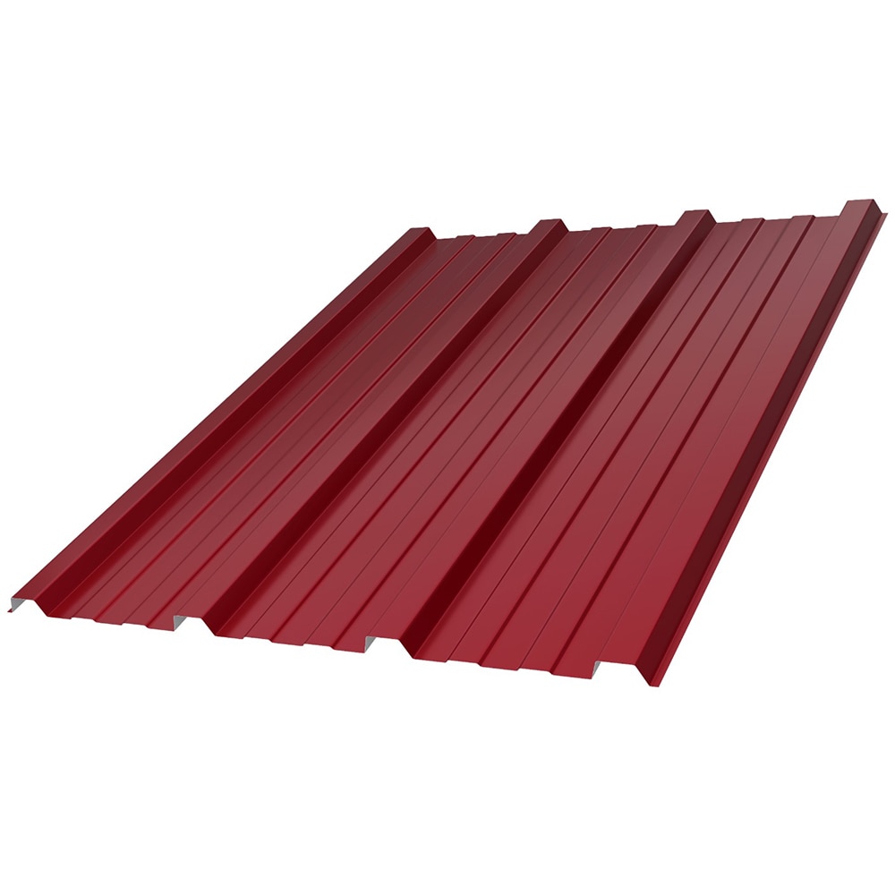 Tabla cutata Bravo, T15, rosu lucios, RAL 3011, 200 x 91 cm, grosime 0.25 mm