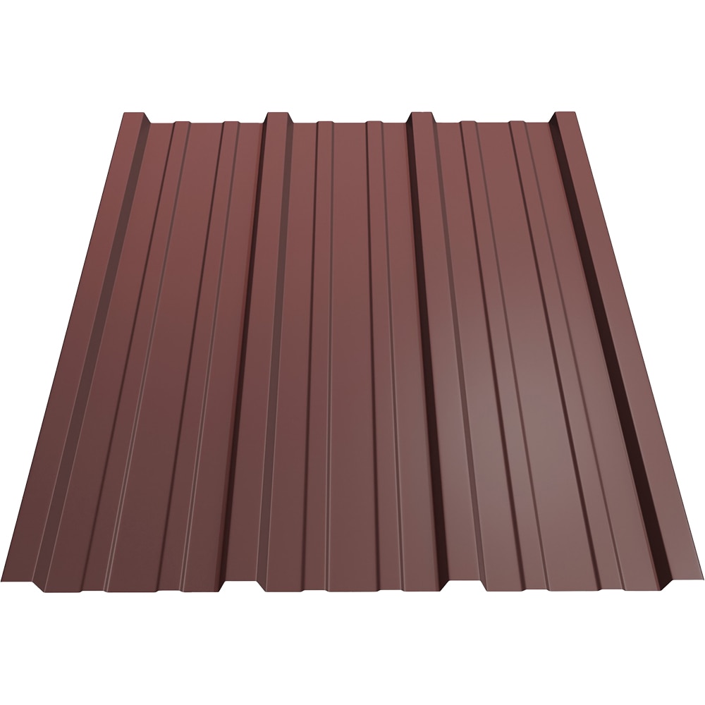 Tabla cutata Bravo, T15, maro lucios, RAL 8017, 200 x 91 cm, grosime 0.25 mm