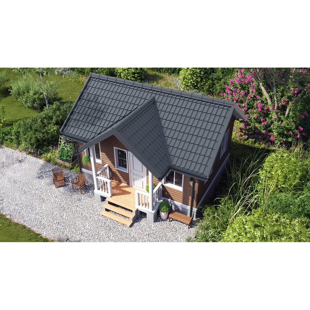 Placa metalica BASIC RAL 7016, 1.18 x 2.2 m, gri mat