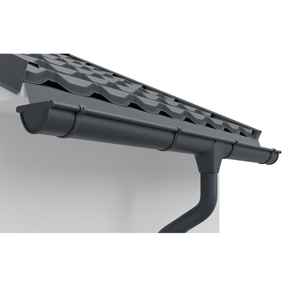 Cot evacuare SMART, D90 mm, gri antracit