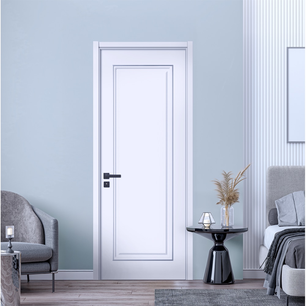 Usa interior KM460, fara geam, reversibila, MDF, 70 x 204 cm, alb