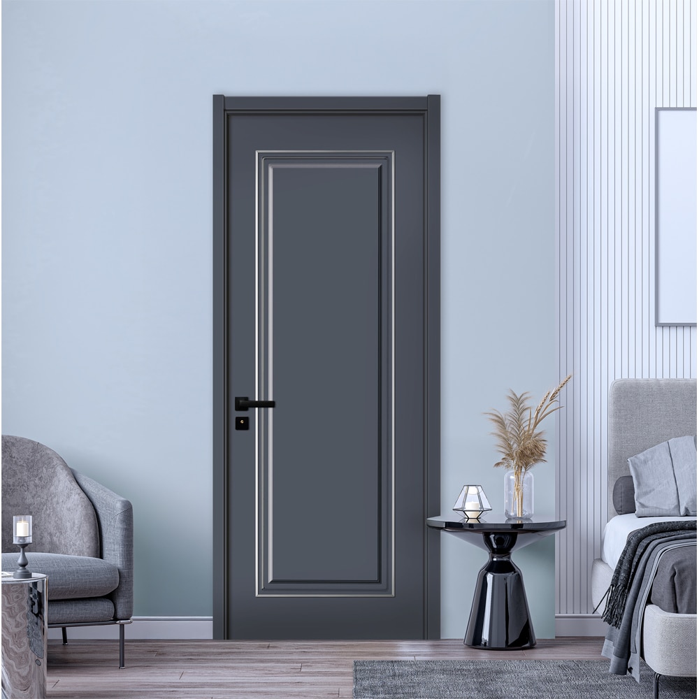 Usa interior KM460, fara geam, reversibila, MDF, 60 x 204 cm, antracit