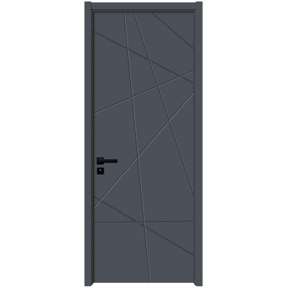 Usa interior KM343, fara geam, reversibila, MDF, 60 x 204 cm, antracit