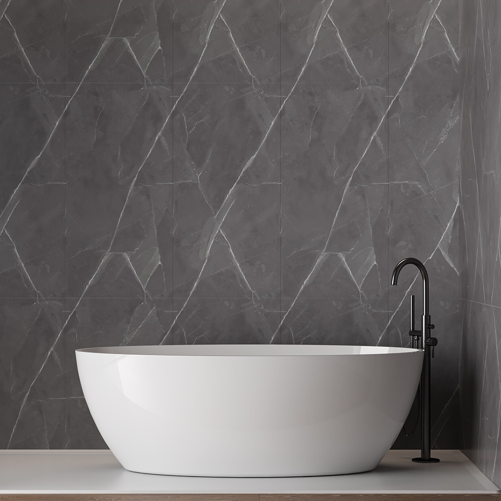 Cada baie freestanding Bella Sidney BSM-220, acril, 170 x 80 x 58 cm, alb