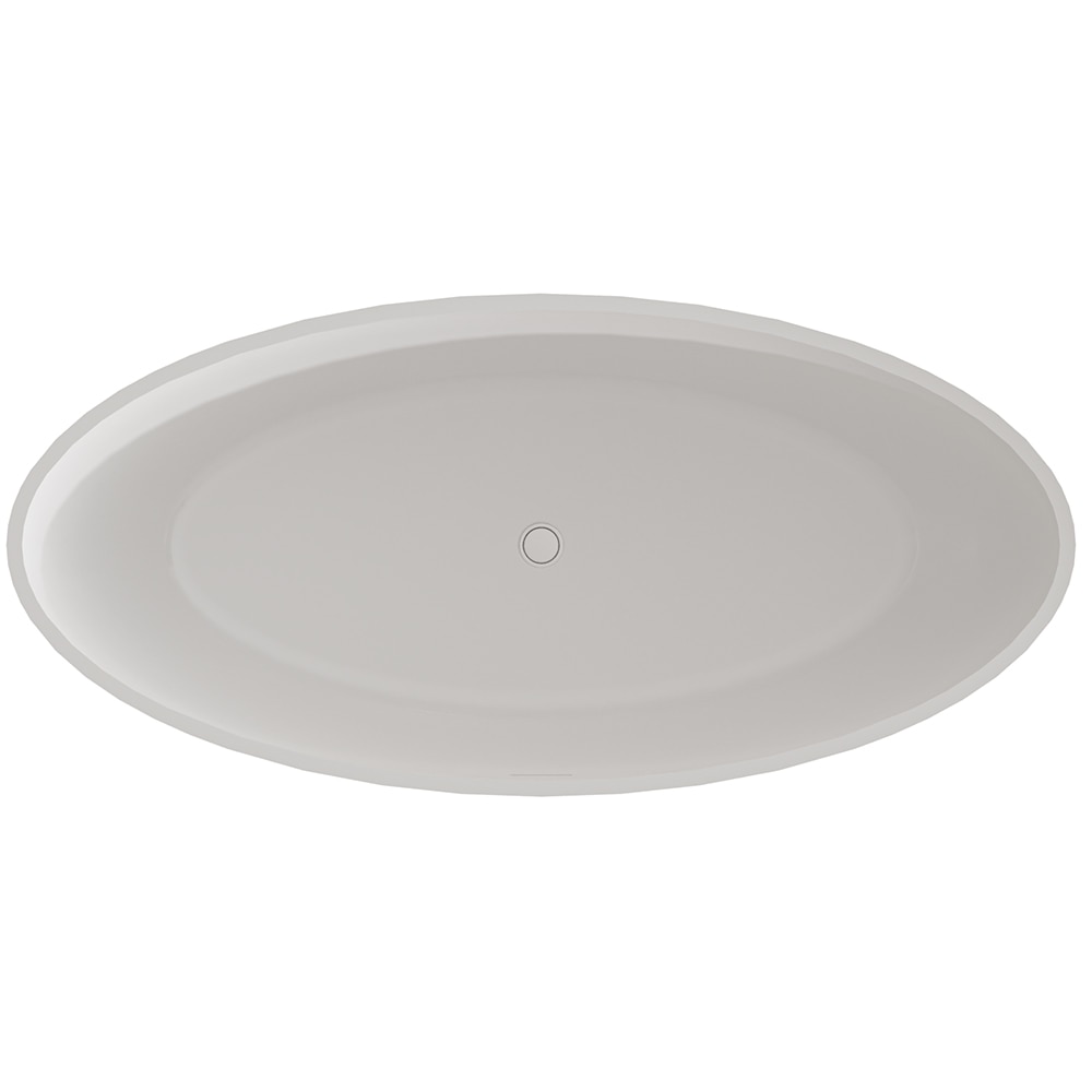 Cada baie freestanding Bella Sidney BSM-220, acril, 170 x 80 x 58 cm, alb