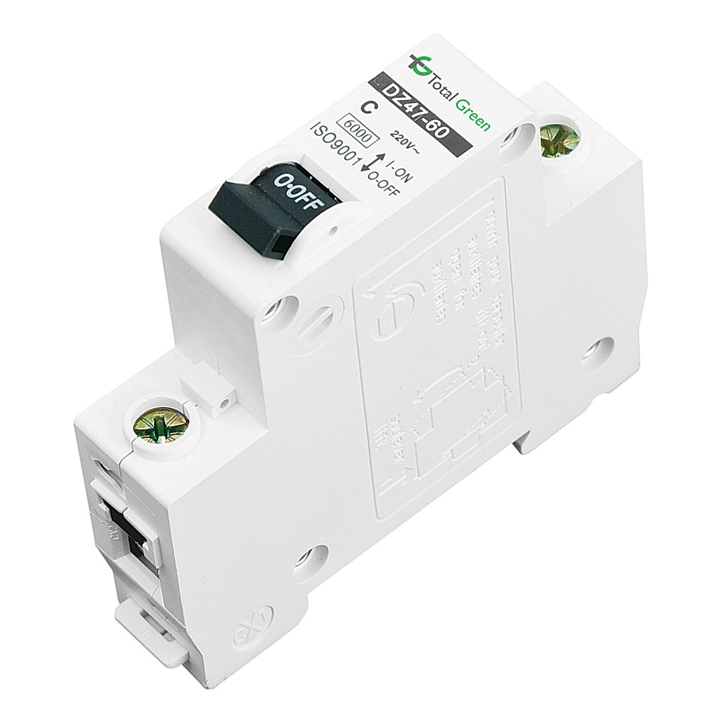 Disjunctor monopolar 6A Total Green, 6 kA, 220 - 240 V, 50 - 60 Hz 