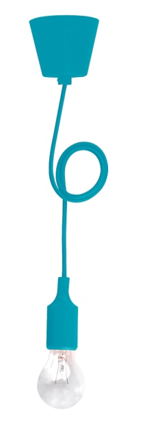 Lustra tip pendul, Albastru, 60 W, 1 x E27 • Elbi 