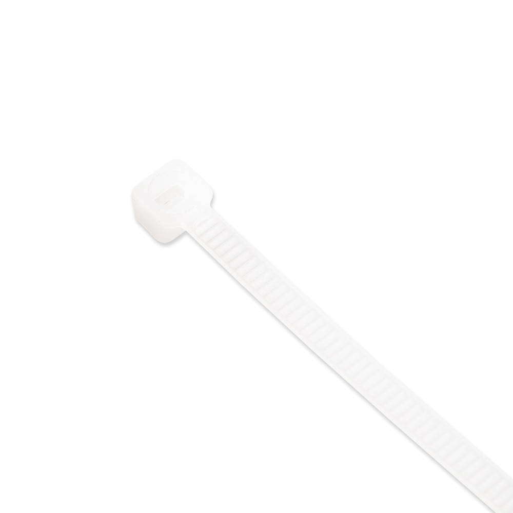 Colier cablu 200 X 3.6 mm, alb, set 100 bucati