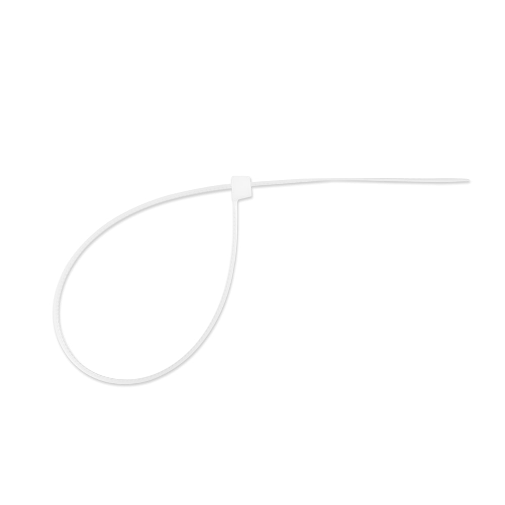 Colier cablu 200 X 3.6 mm, alb, set 100 bucati