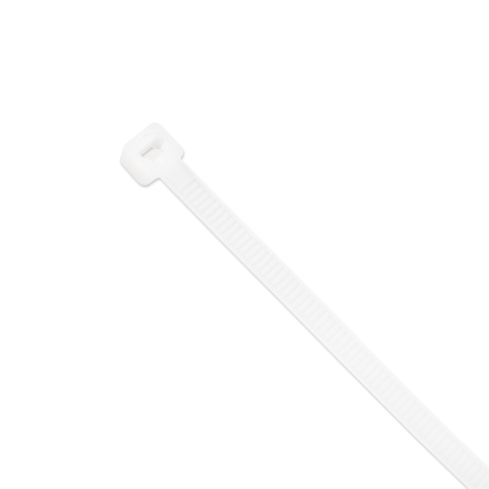 Colier cablu 400X4.8 mm, alb, set