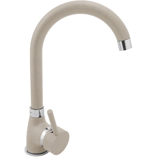 Pachet chiuveta PYRAMIS Pyrsoft Magico Extra, 2 cuve, picurator reversibil, compozit granit + baterie 202100273, bej