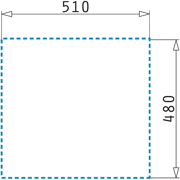Pachet chiuveta PYRAMIS Pyrsoft Magico Square, compozit granit + baterie 202100288, negru