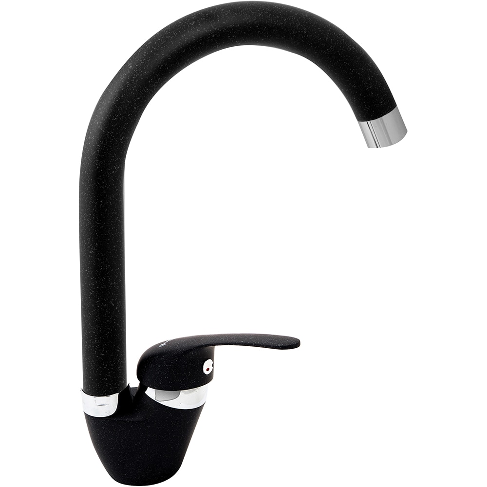 Pachet chiuveta PYRAMIS Chiuveta Altexia Bell 78, 1 cuva, picurator reversibil, compozit granit + baterie, negru