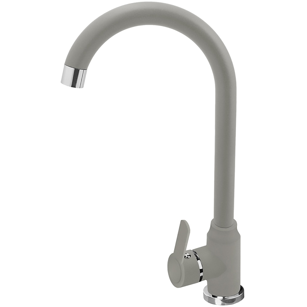 Pachet chiuveta PYRAMIS Altexia Eco Smart, 1 cuva, picurator reversibil, compozit granit + baterie, gri