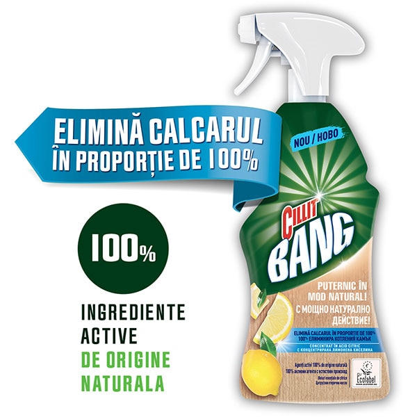 Anticalcar Cillit Bang Eco Lemon, 750 ml