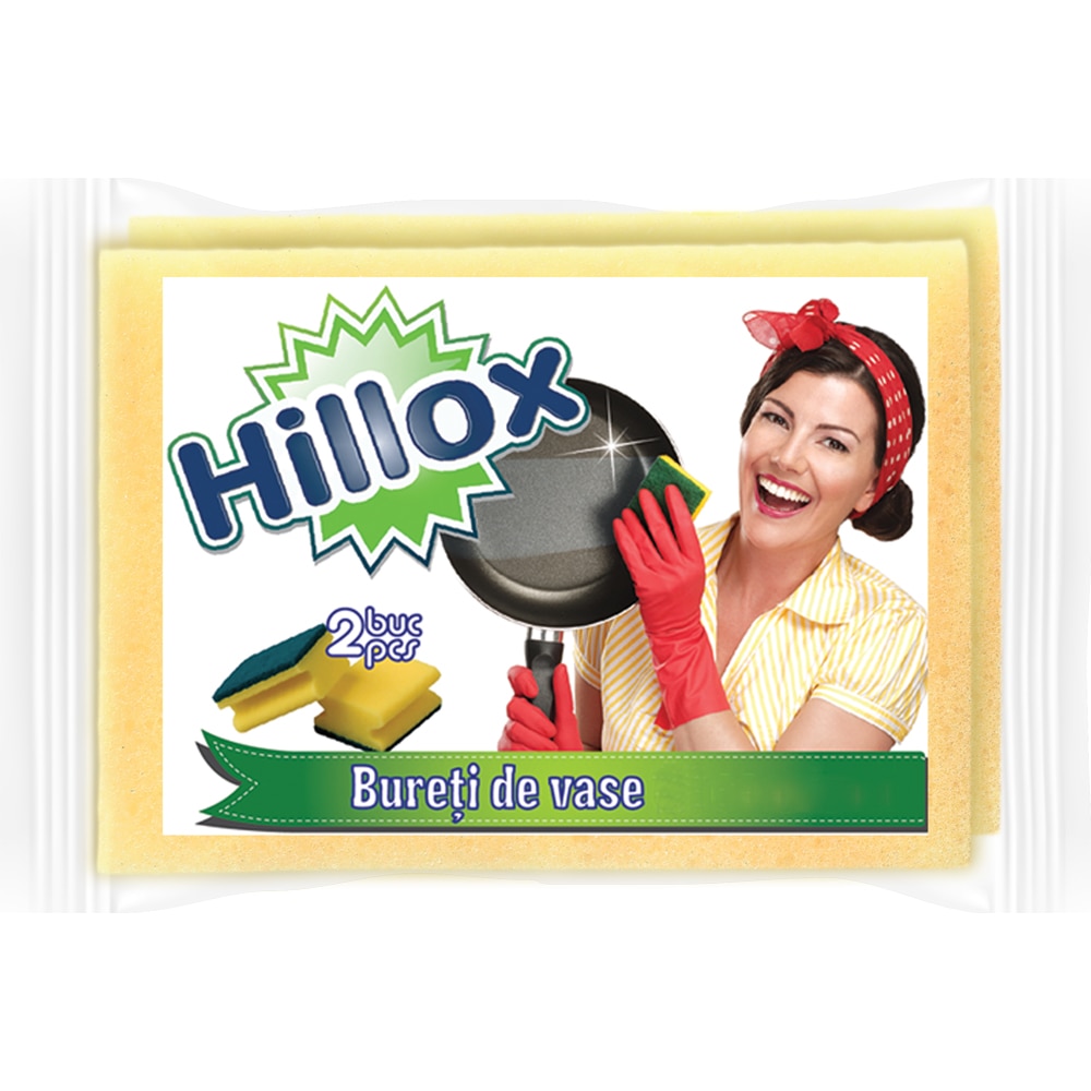 Burete de vase cu canelura HILLOX 009848, 2 bucati