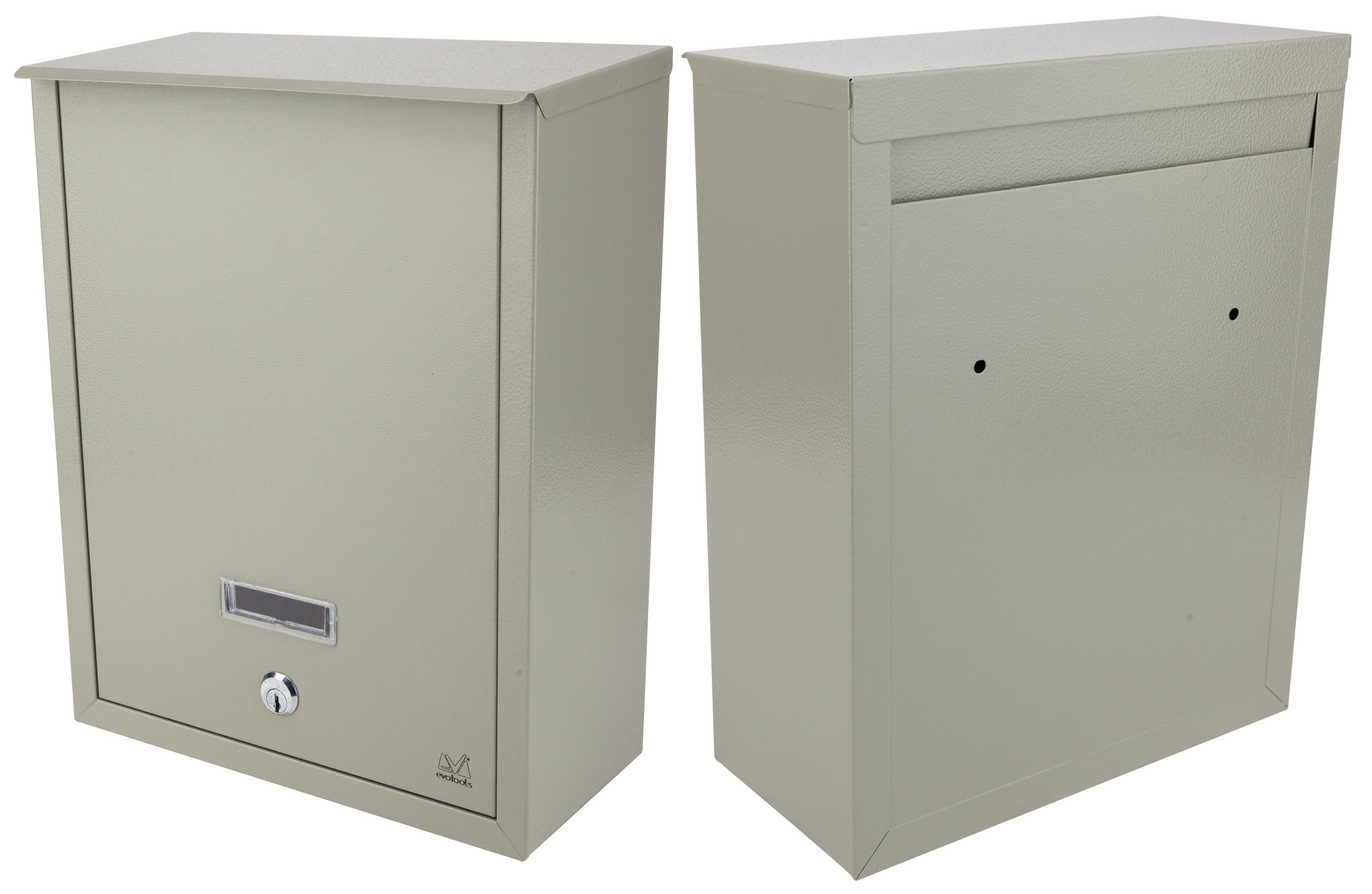 Cutie postala, exterior, 260 x 335 x 100 mm, gri 