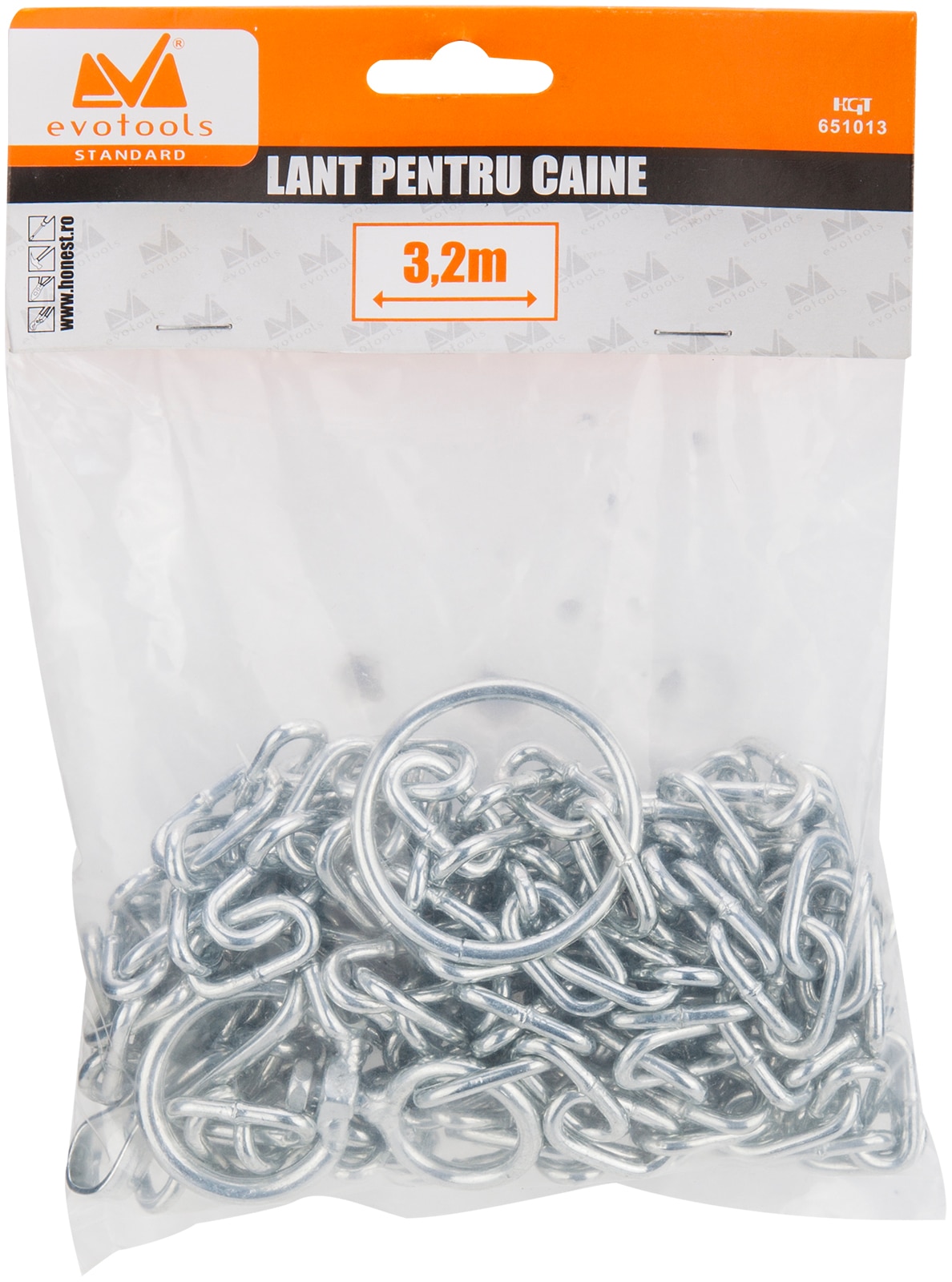 Lant pentru caine, lungime 3.2 m  Evotools