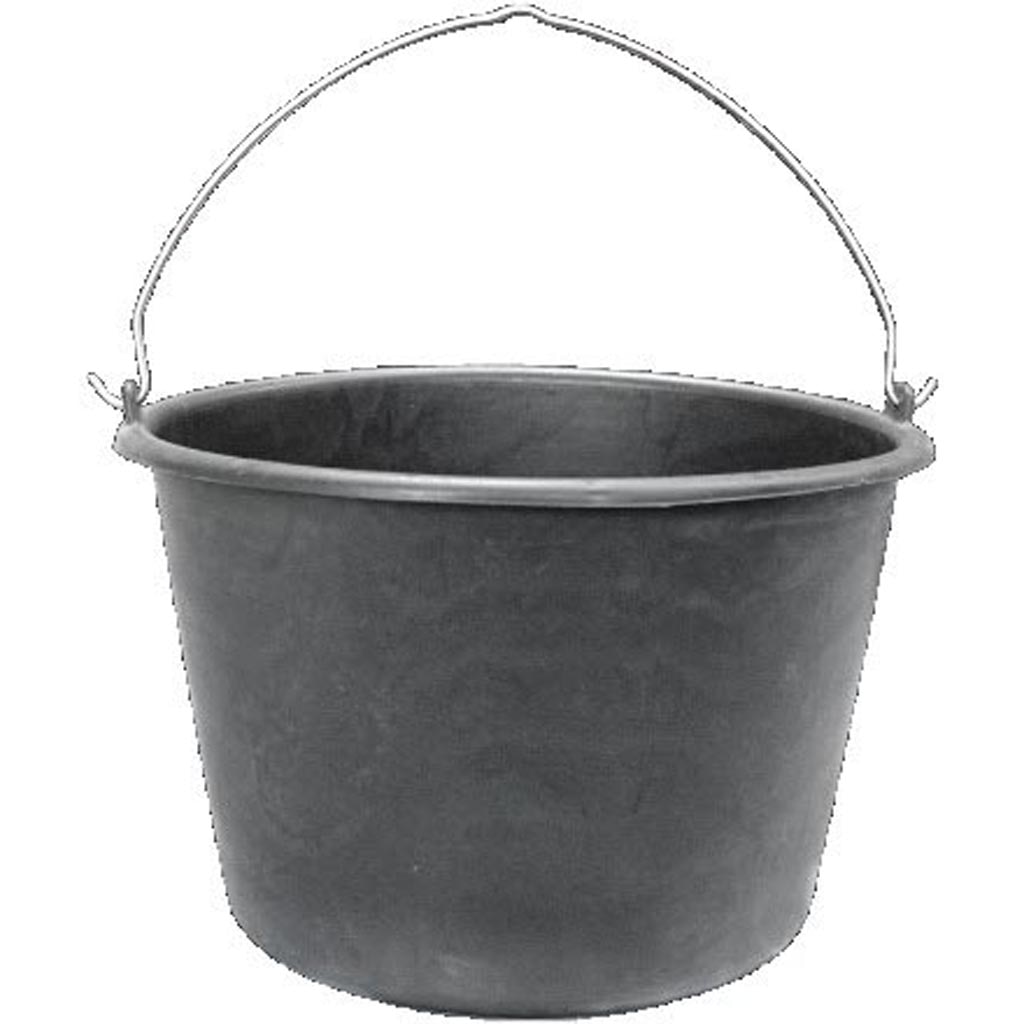 Galeata din plastic, 12 l, negru 