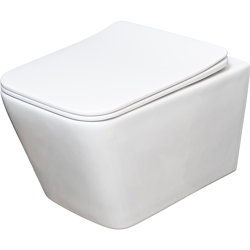 Vas WC suspendat TR-A1255W, rimless, ceramica, 36 x 52 x 34 cm, alb