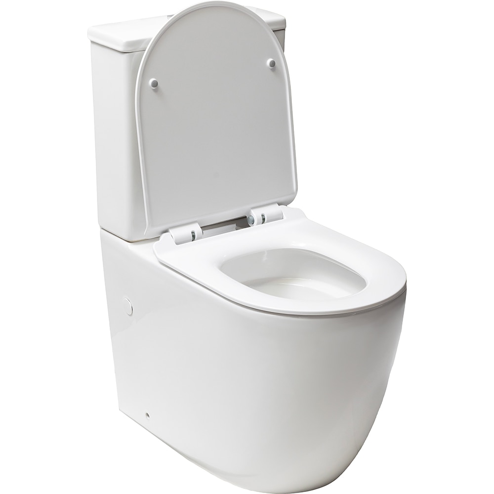 Set vas WC PREMIER TR-AA1253, ceramica, 37.2 x 62 x 82 cm, capac SoftClose, alb