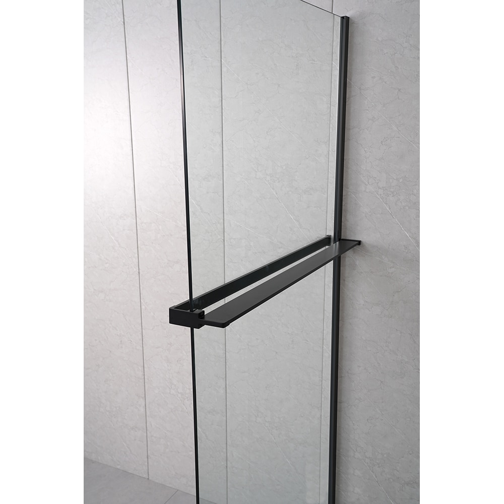 Suport prosop PREMIER NS8, cu etajera, 142 cm, negru