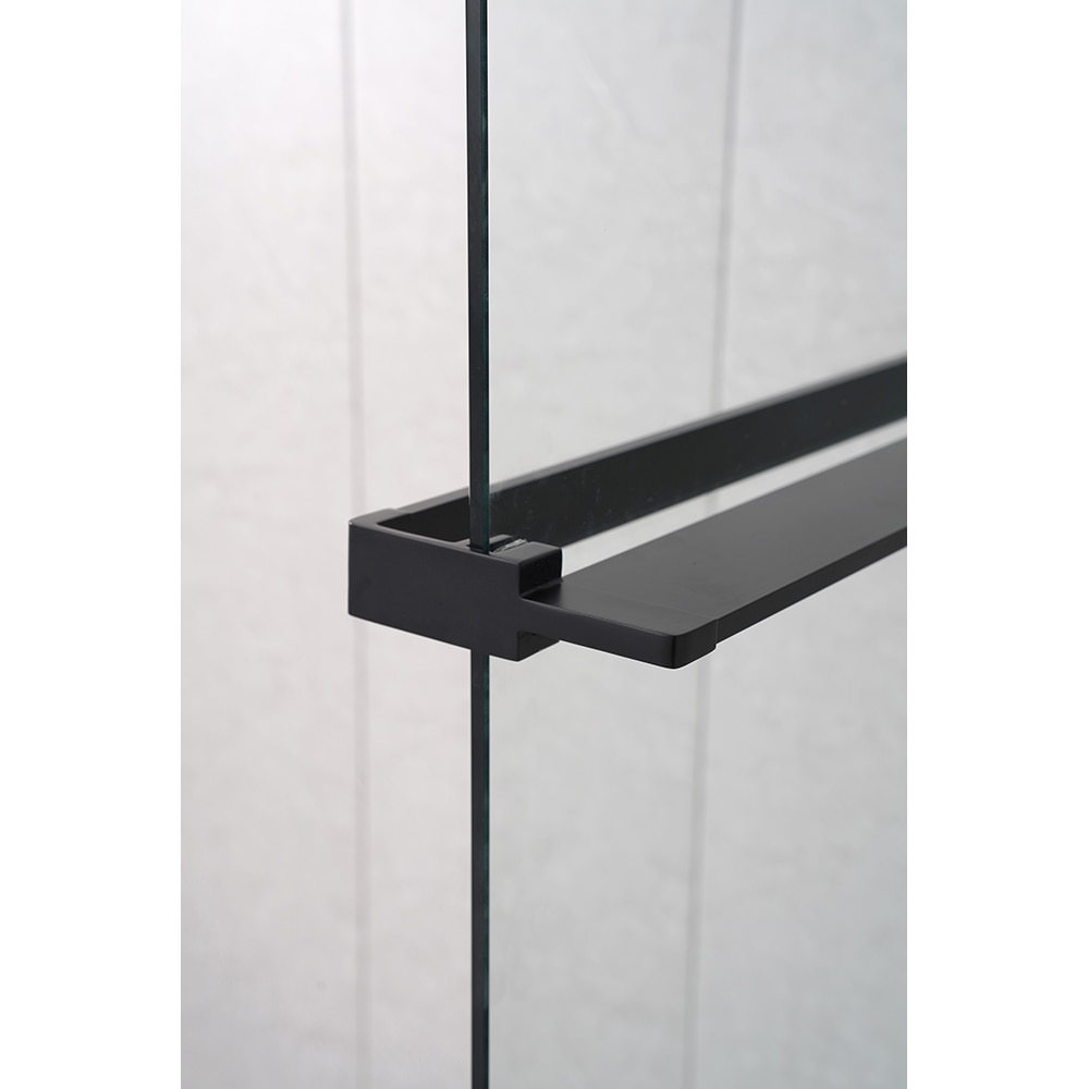 Suport prosop PREMIER NS8, cu etajera, 142 cm, negru