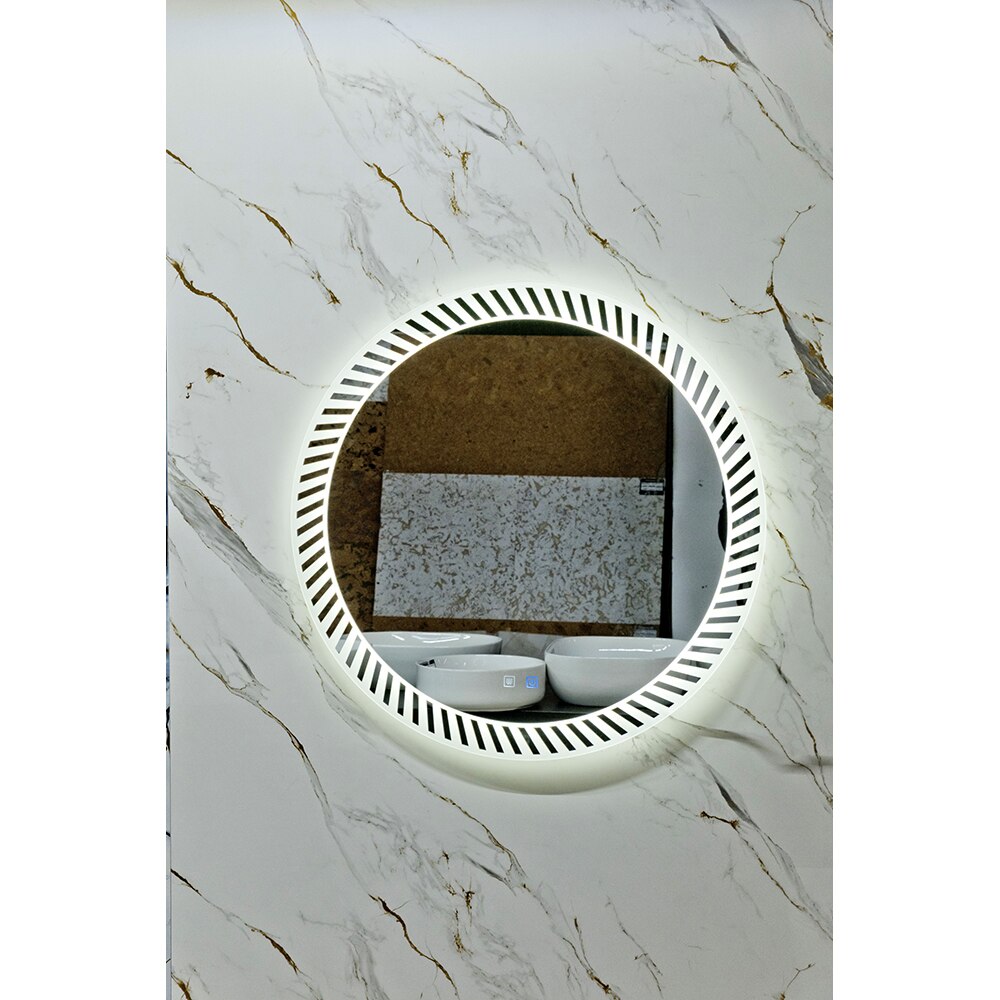 Oglinda baie Andrada, 80 x 80 cm, iluminare LED