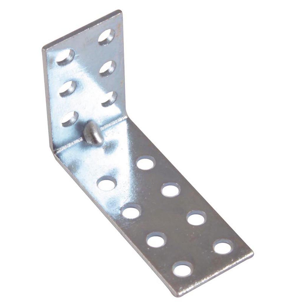 Coltar mobila tip L, 40 x 60 x 30 mm, zincat alb 