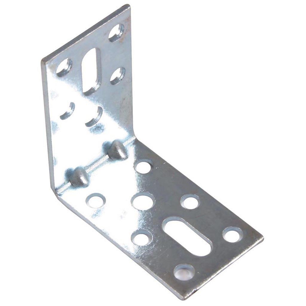 Vinclu imbinare tip L, 50 x 50 x 30mm, zincat alb 