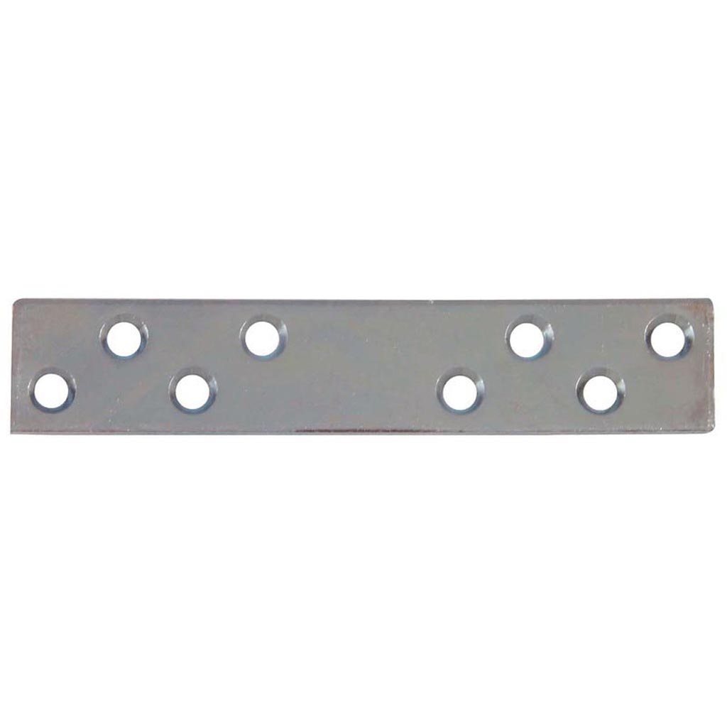 Placa perforata T1, 100 X 20 X 2mm, zincat alb