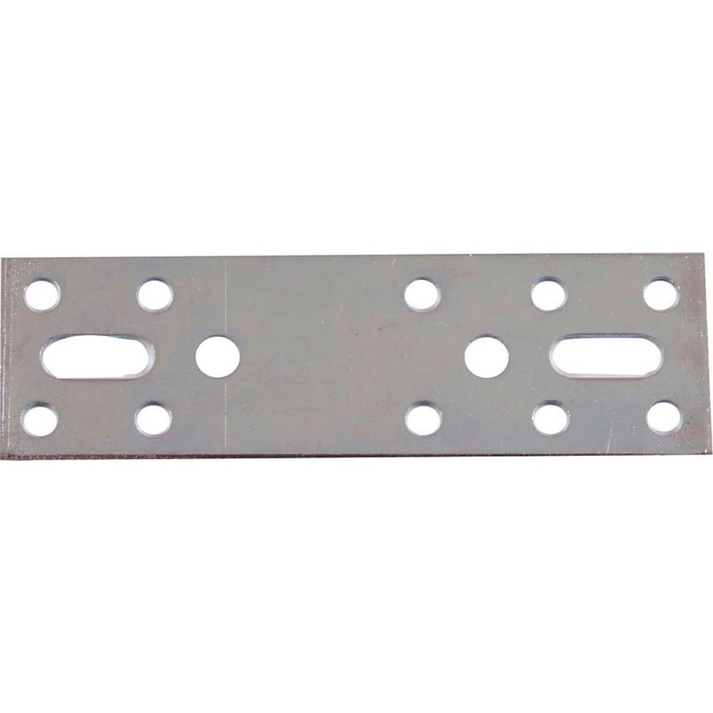 Placa fixare t1 125 x 40 x 2 mm zincat alb