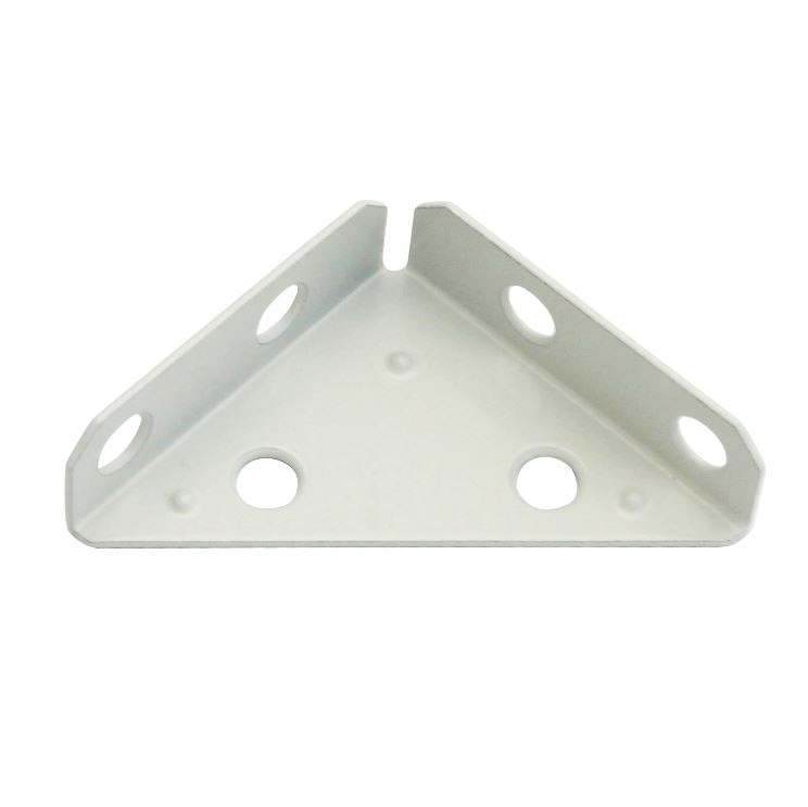 Coltar mobila, 50 x 50 x 15 mm, alb 