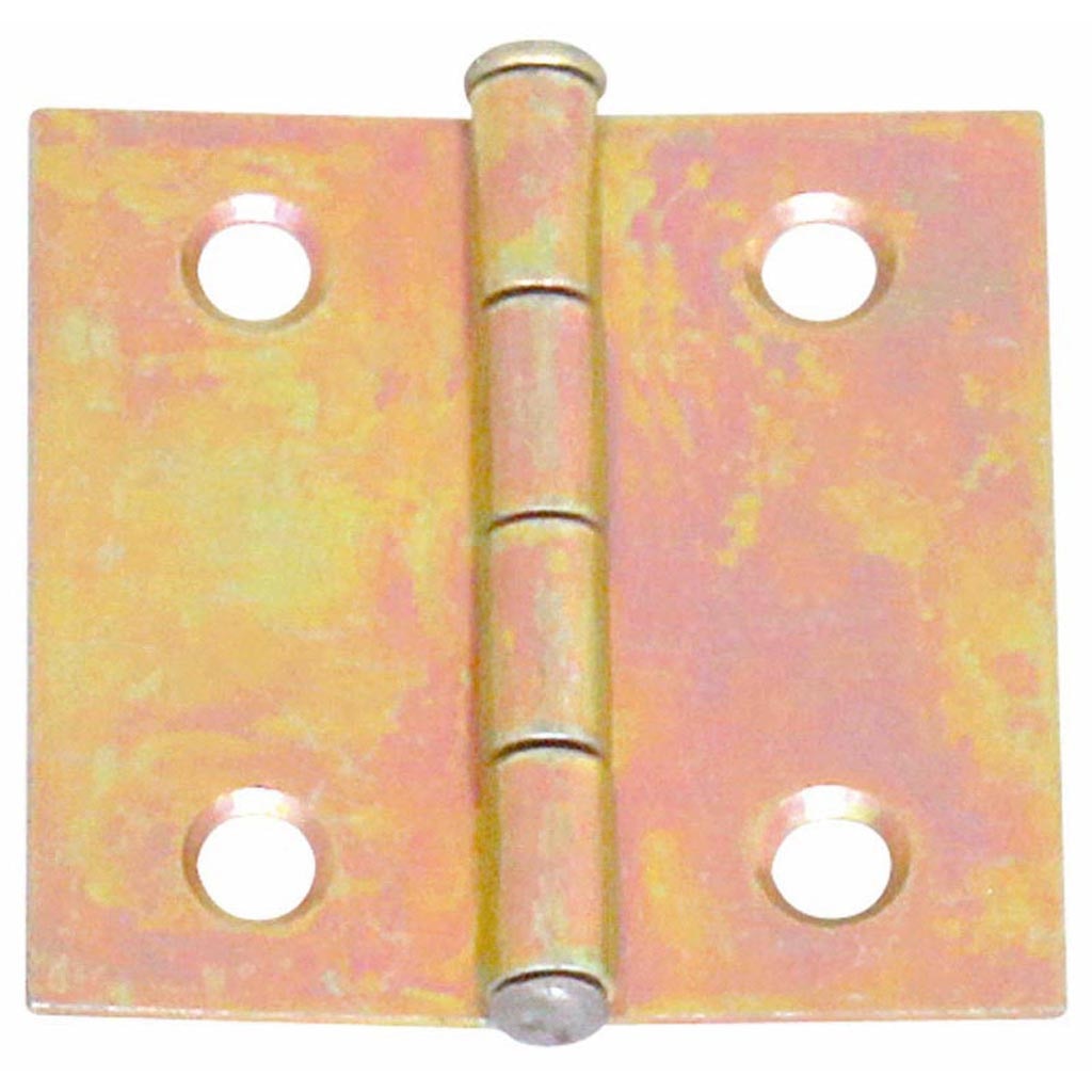 Balama aripi plane, 40 x 40 mm, zincat galben 