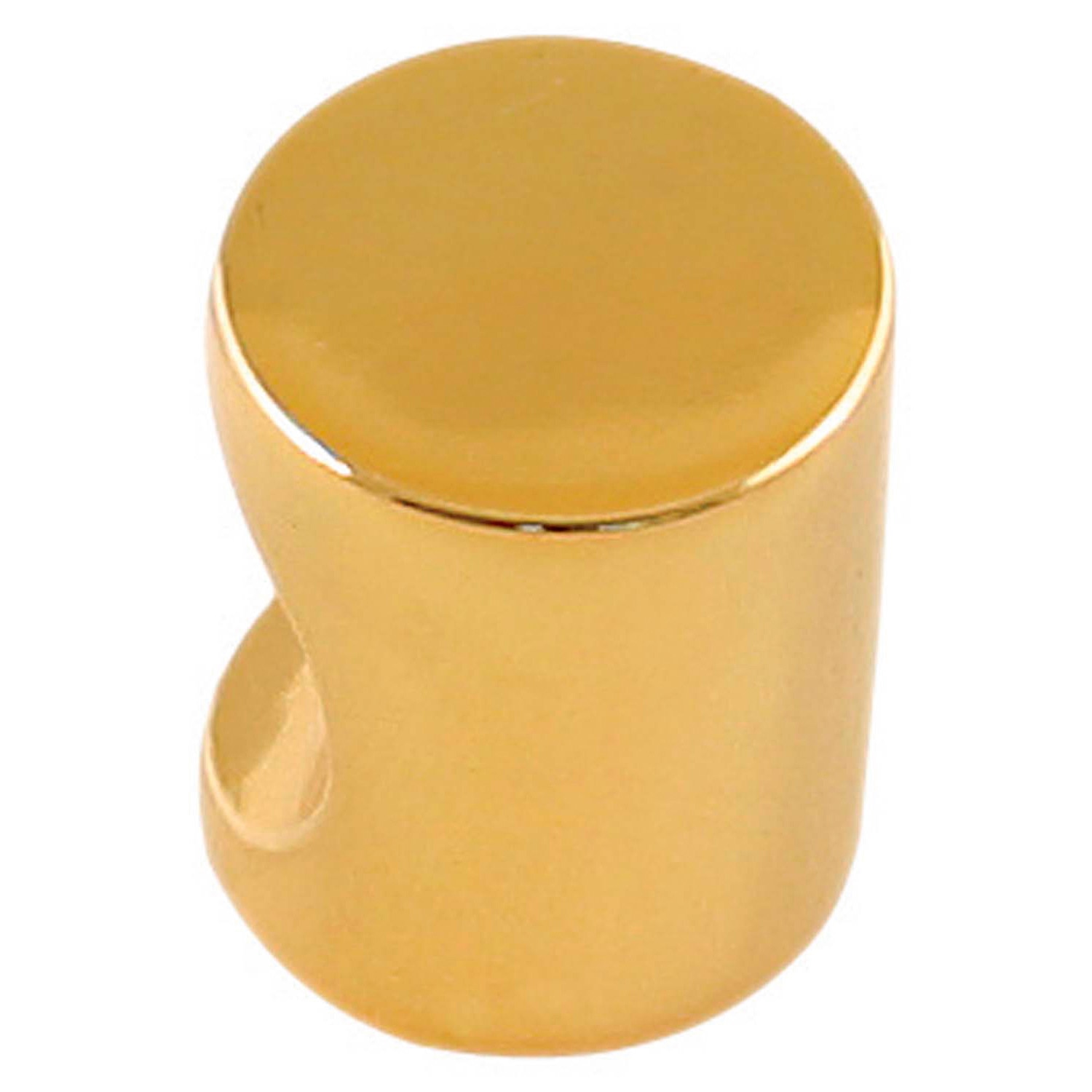 Buton usa, stil M4, metalic, 20 x 23 mm, aurit 