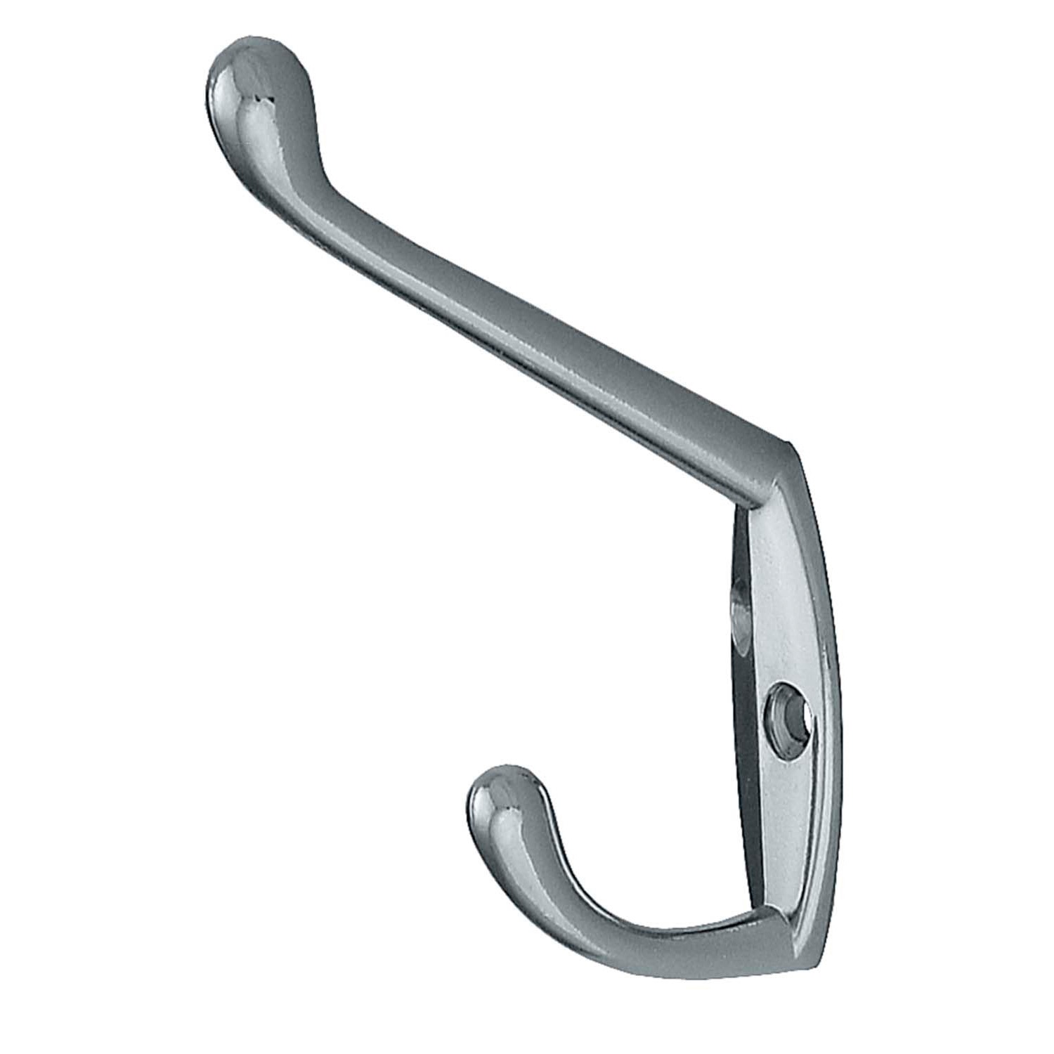 Cuier metalic, 2 carlige, suprapus 