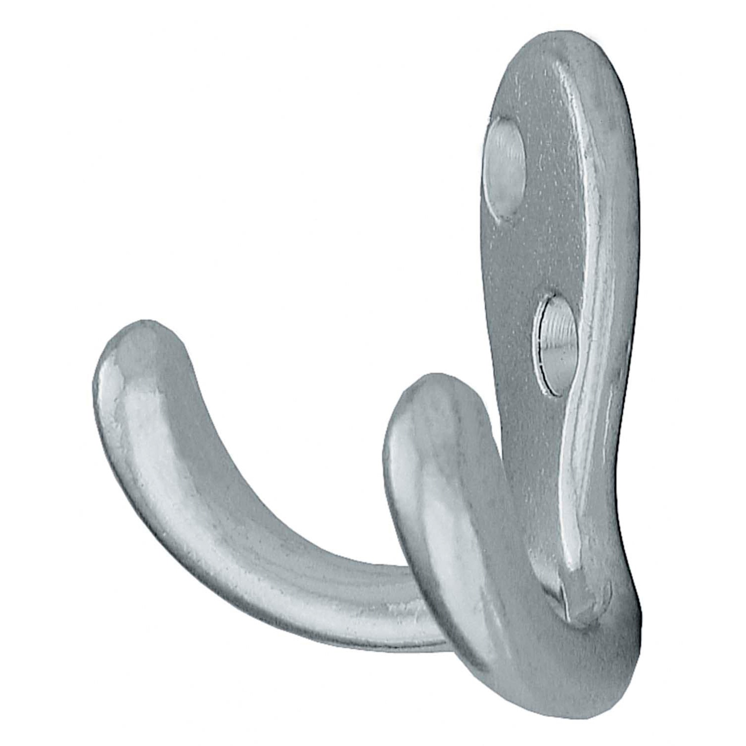 Cuier metalic, 2 carlige, lateral 