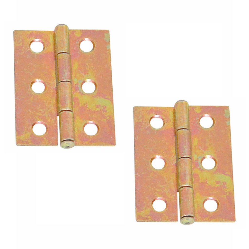 Balama aripi plane, 50 x 40 mm, zincat galben 