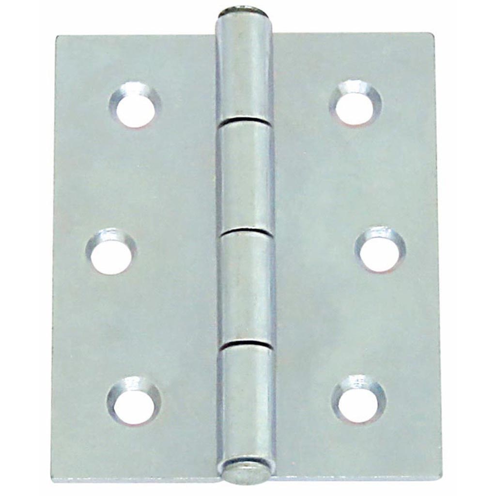 Balama aripi plane, 60 x 50 mm, zincat alb 