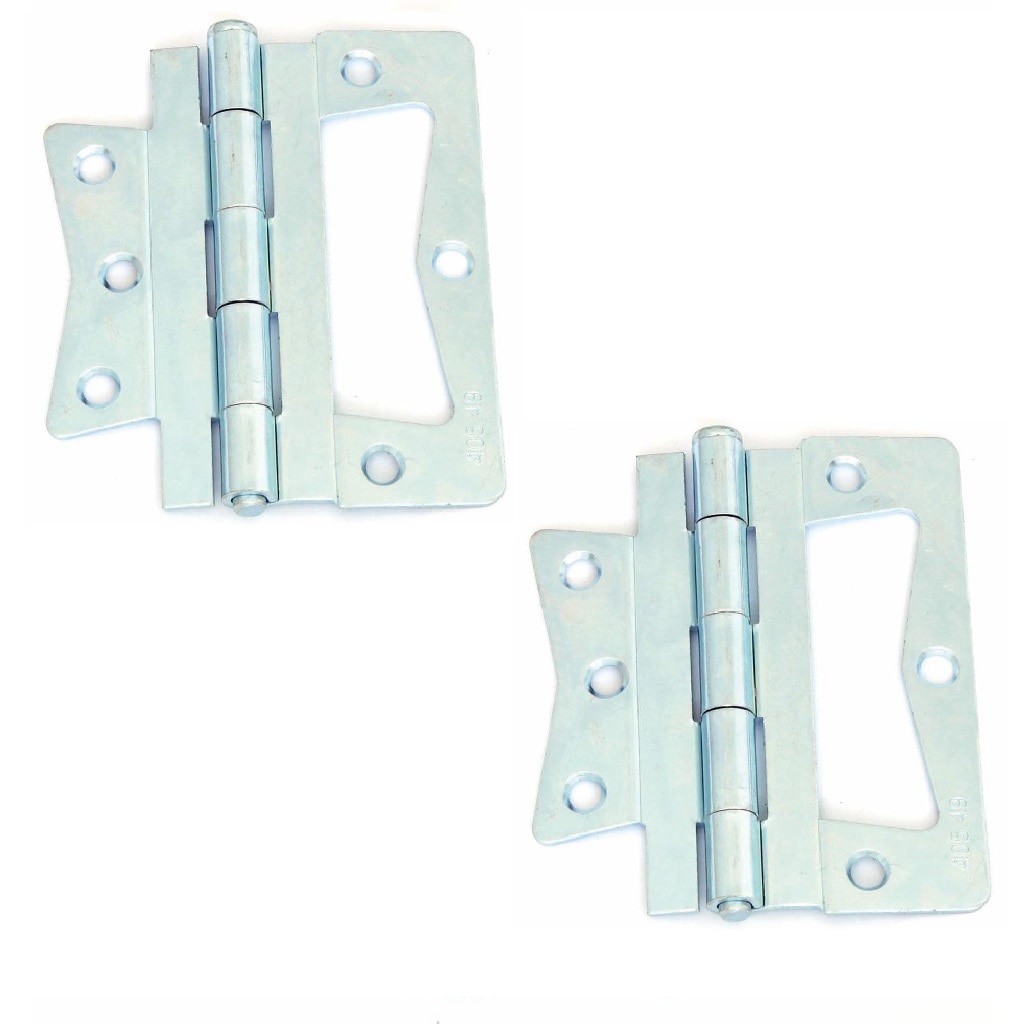 Balama aripi plane, 76 x 35 mm, zincat alb 