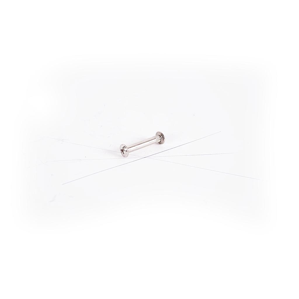 Tub conector - surub din nichel, 8 bucati