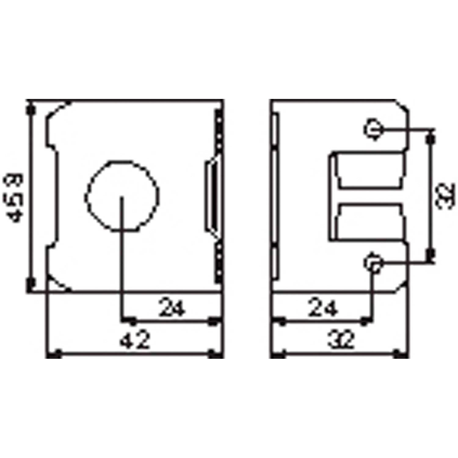 Coltar suspendare mobilier, alb, 2 bucati 
