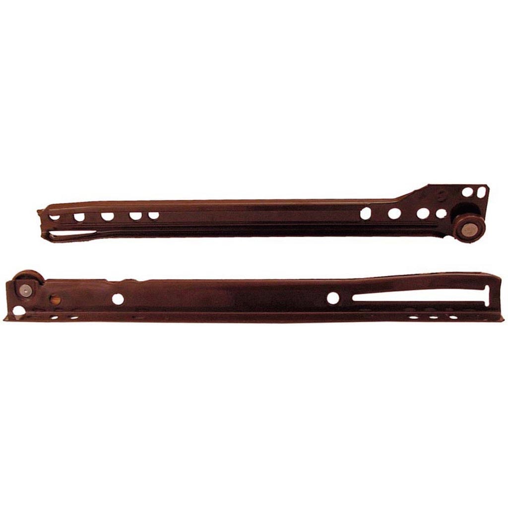 Sina glisare sertare, otel, 450 mm, maro