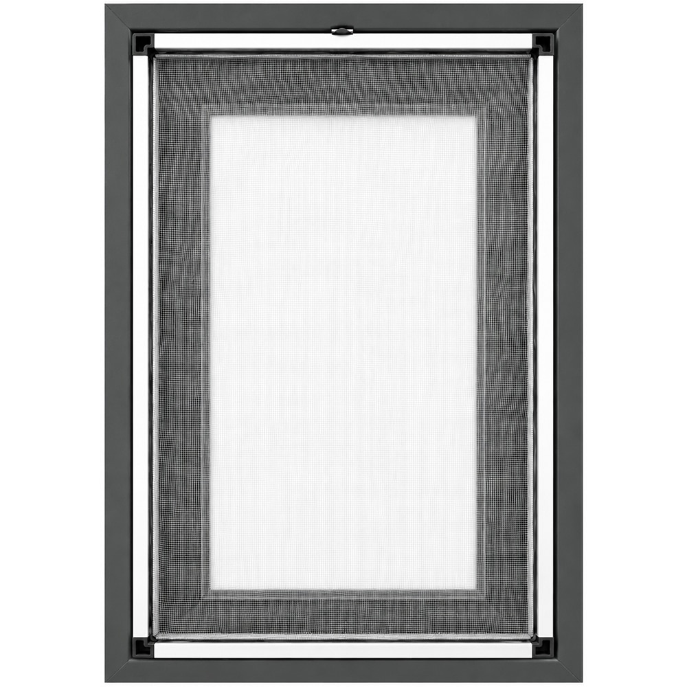 Plasa insecte clips FENSTERWELT, 446.1 x 43.8, aluminiu, gri lucios