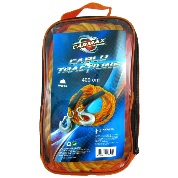 Cablu tractiune auto CARMAX 35472, 4m, 5000kg