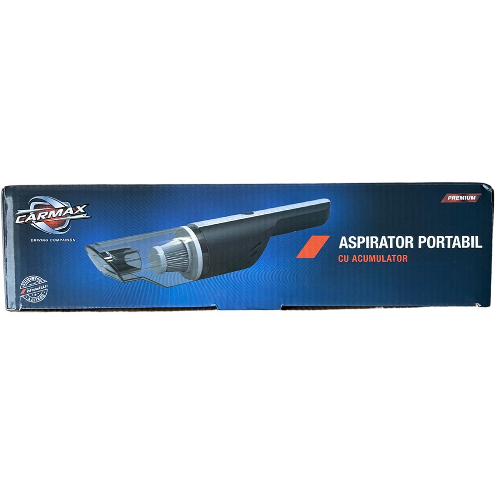 Aspirator auto CARMAX 55500, 42W, acumulator, negru