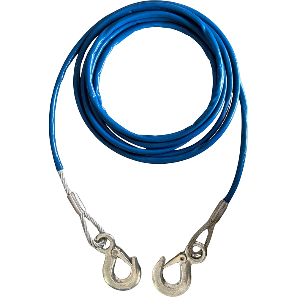 Cablu tractare cu carlig CARMAX, otel, 3T, 4m, albastru