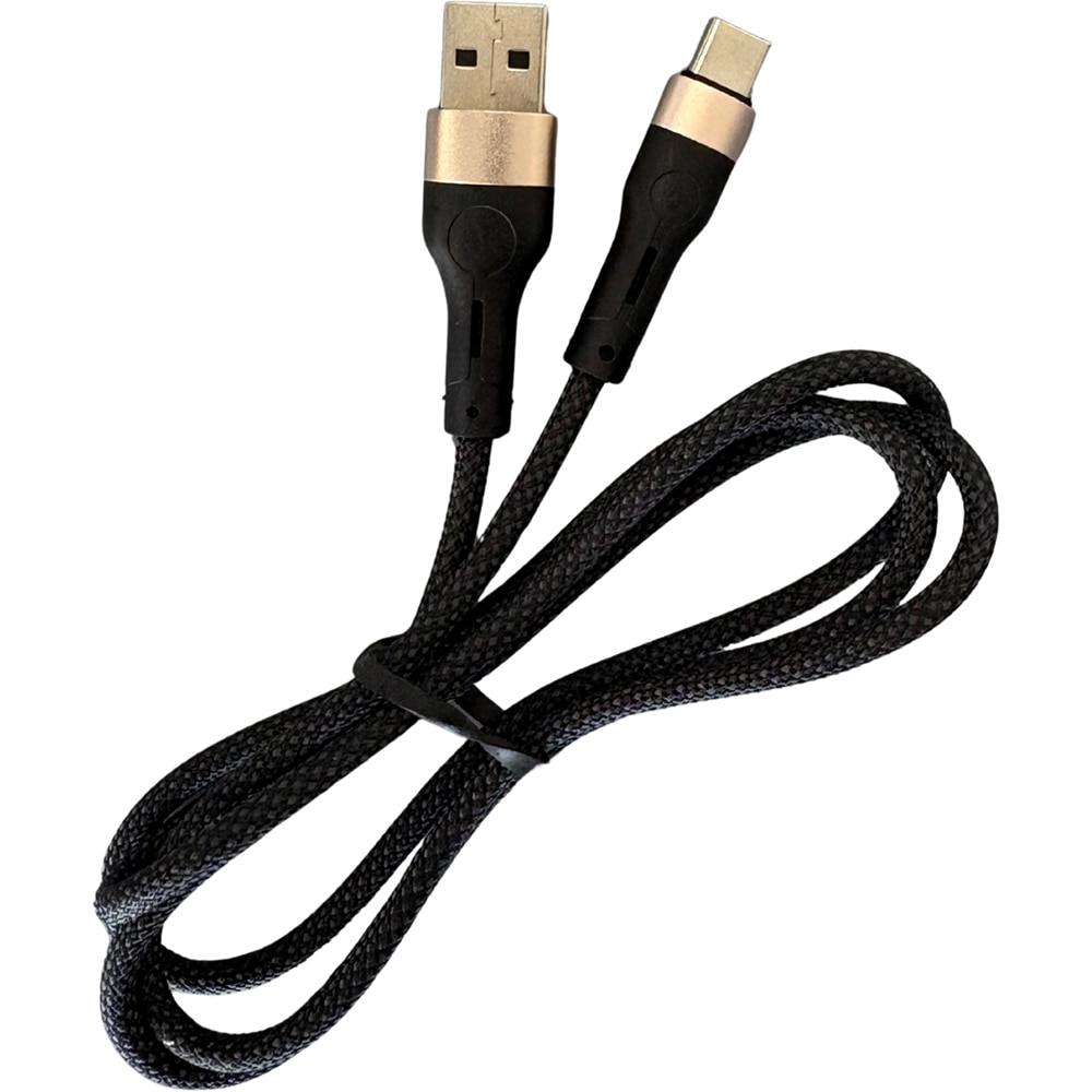 Cablu date CARMAX, USB-A - USB-C, 1m, negru