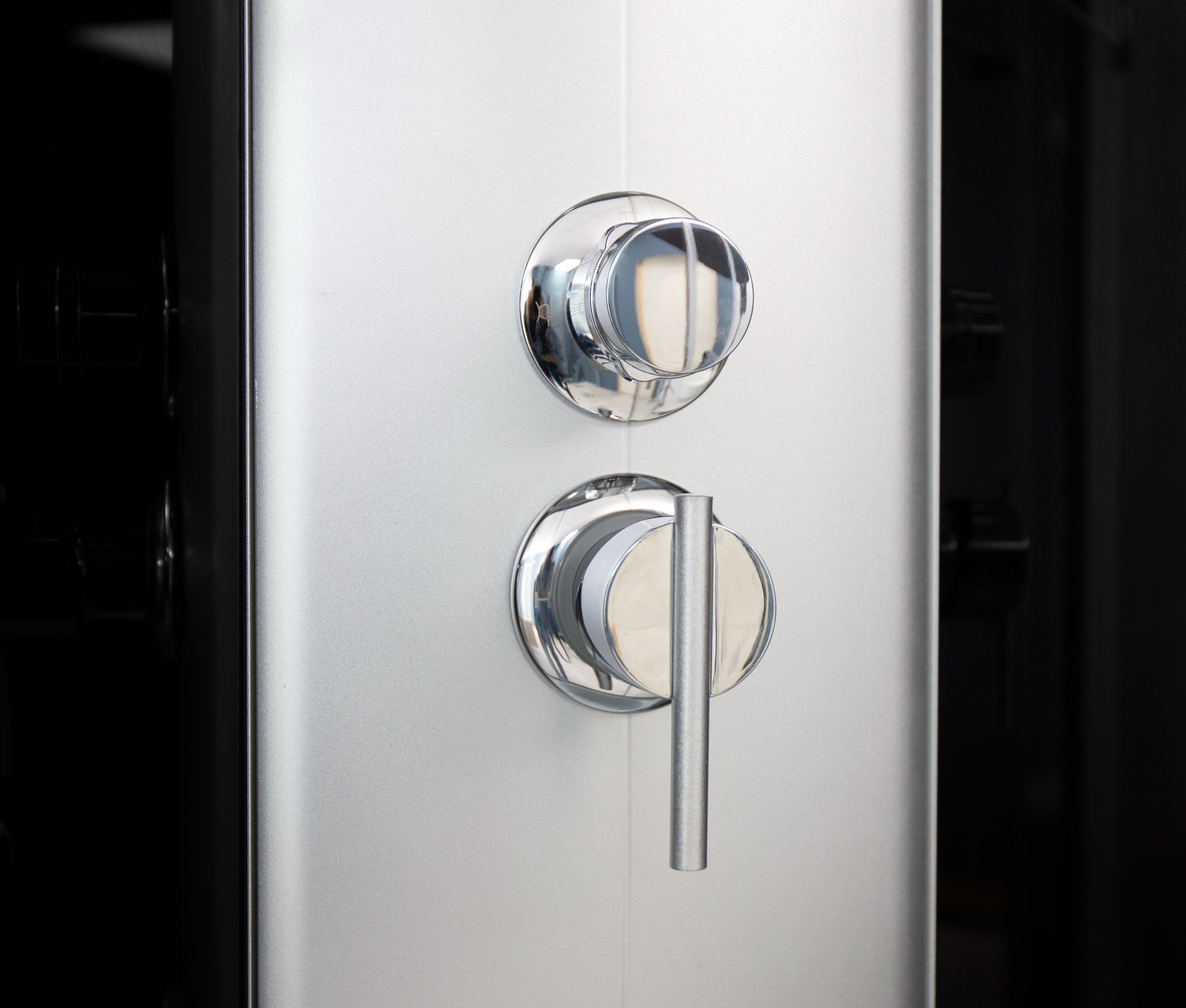 Cabina hidromasaj, cadita joasa, semirotunda, 215 x 100 cm  Venus