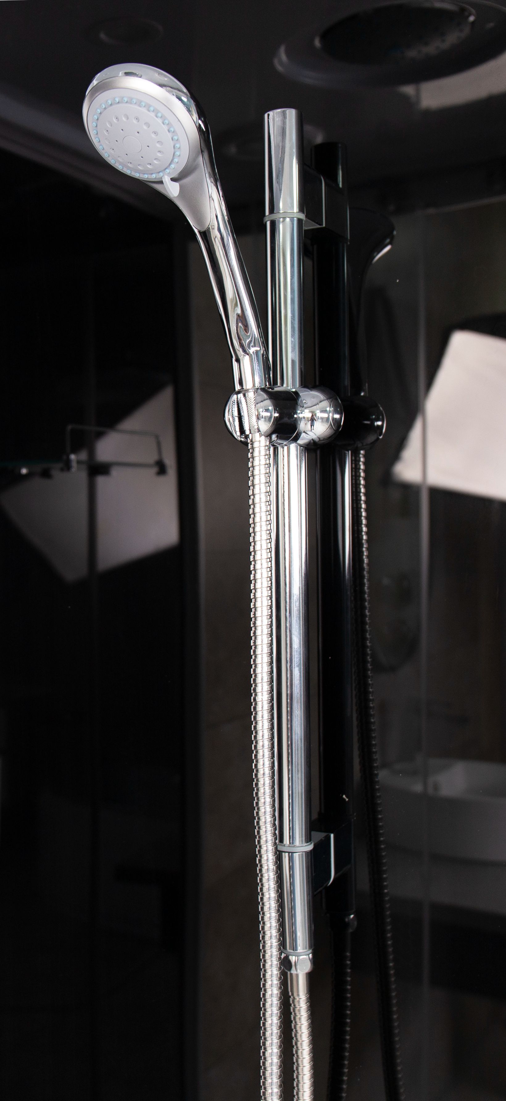 Cabina hidromasaj, cadita joasa, semirotunda, 215 x 100 cm  Venus